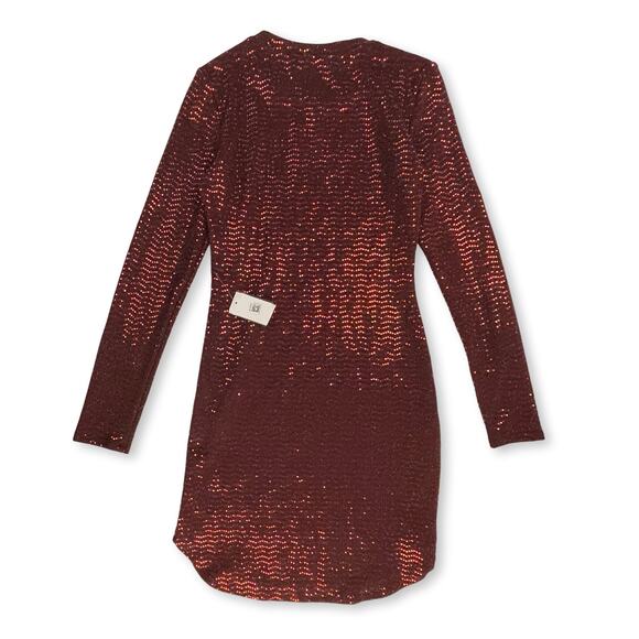 B. Darlin Red Sequin Mini Dress Women M Y2K Vintage NWT - Picture 3 of 10